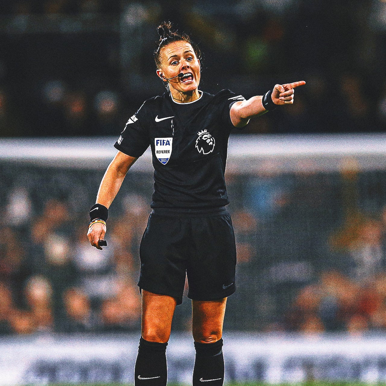 Premier League has its first female referee as Rebecca Welch handles  Fulham-Burnley | FOX Sports, image size:1280x1280