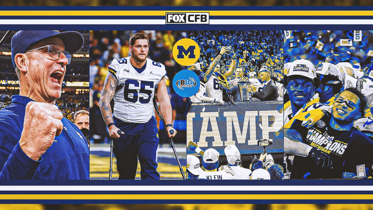 Michigan's last laugh: An easy win, a raucous celebration and another Big Ten title