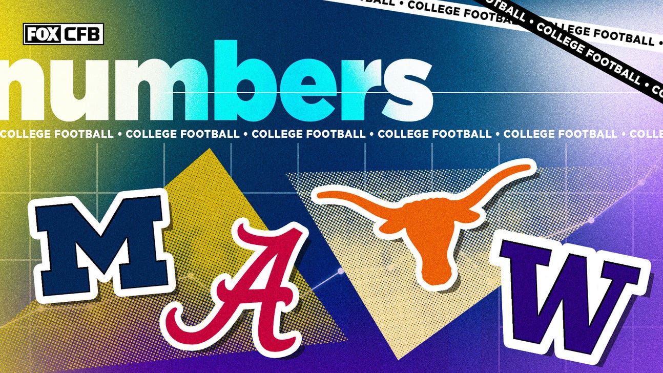 Michigan-Alabama, Texas-Washington: College Football Playoff by the numbers