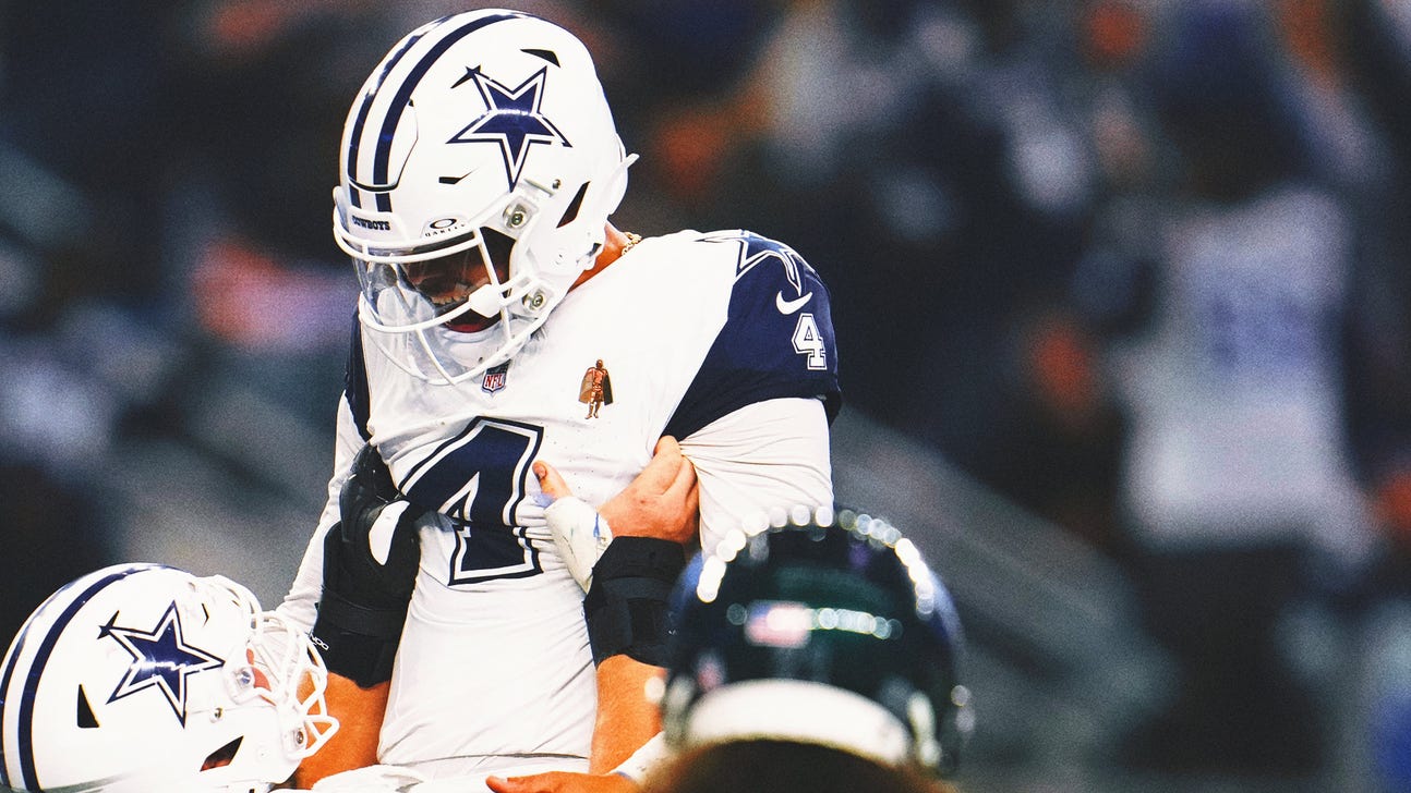 Cowboys owner Jerry Jones believes Dak Prescott has become MVP 'right before our eyes'