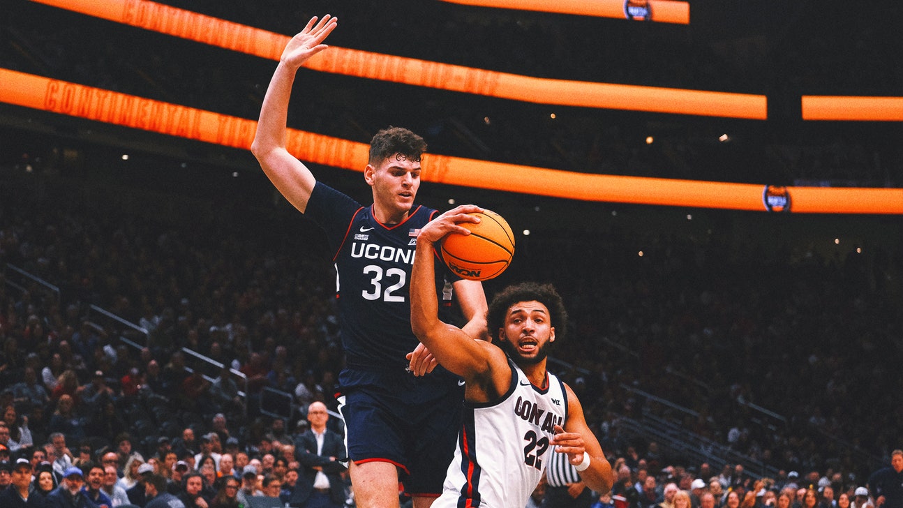 Donovan Clingan scores 21 as No. 5 UConn takes down No. 10 Gonzaga 76-63