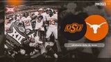Texas caps long goodbye to Big 12 by routing Oklahoma State, 49-21, for title