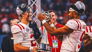 NEXT Trending Image: Jaxson Dart leads No. 11 Ole Miss to 38-25 Peach Bowl rout of No. 10 Penn State's proud defense