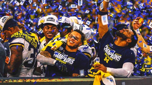 MICHIGAN WOLVERINES Trending Image: Michigan 'thrilled' to draw Alabama? CFP surprise did Big Ten champs no favors