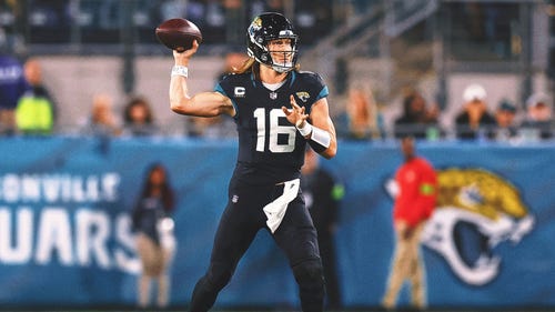 JACKSONVILLE JAGUARS Trending Image: Jaguars' Trevor Lawrence considered game-time decision vs. Cleveland