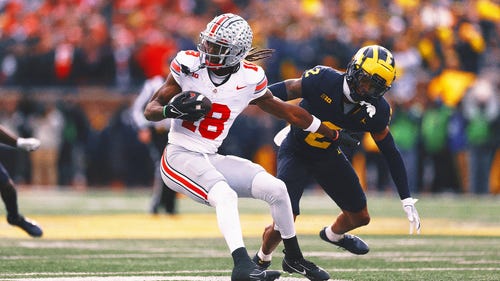 IOWA HAWKEYES Trending Image: Marvin Harrison Jr., Jer'Zhan Newton, David Braun take AP's top Big Ten honors