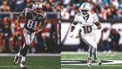 NEW ENGLAND PATRIOTS Trending Image: Is Tyreek Hill better than Randy Moss? Skip Bayless, Michael Irvin back up Wes Welker