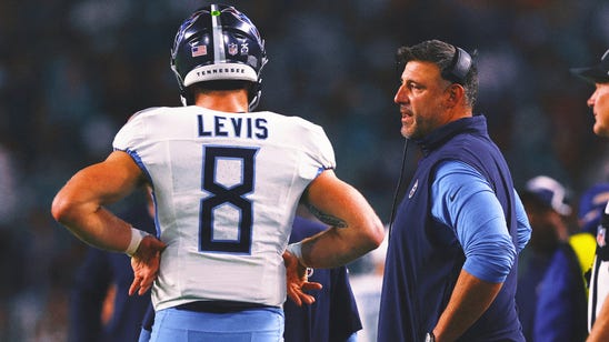 Mike Vrabel teaches funny lesson to Will Levis on being more careful