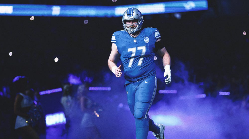 Lions' Frank Ragnow suffers knee, ankle sprains; Expected to play vs. 49ers
