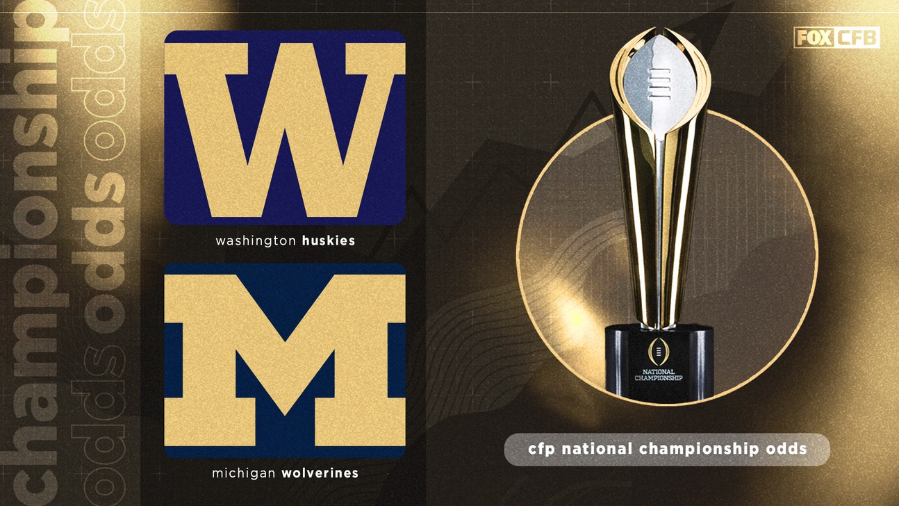 CFP championship game odds Michigan opens as favorite over Washington