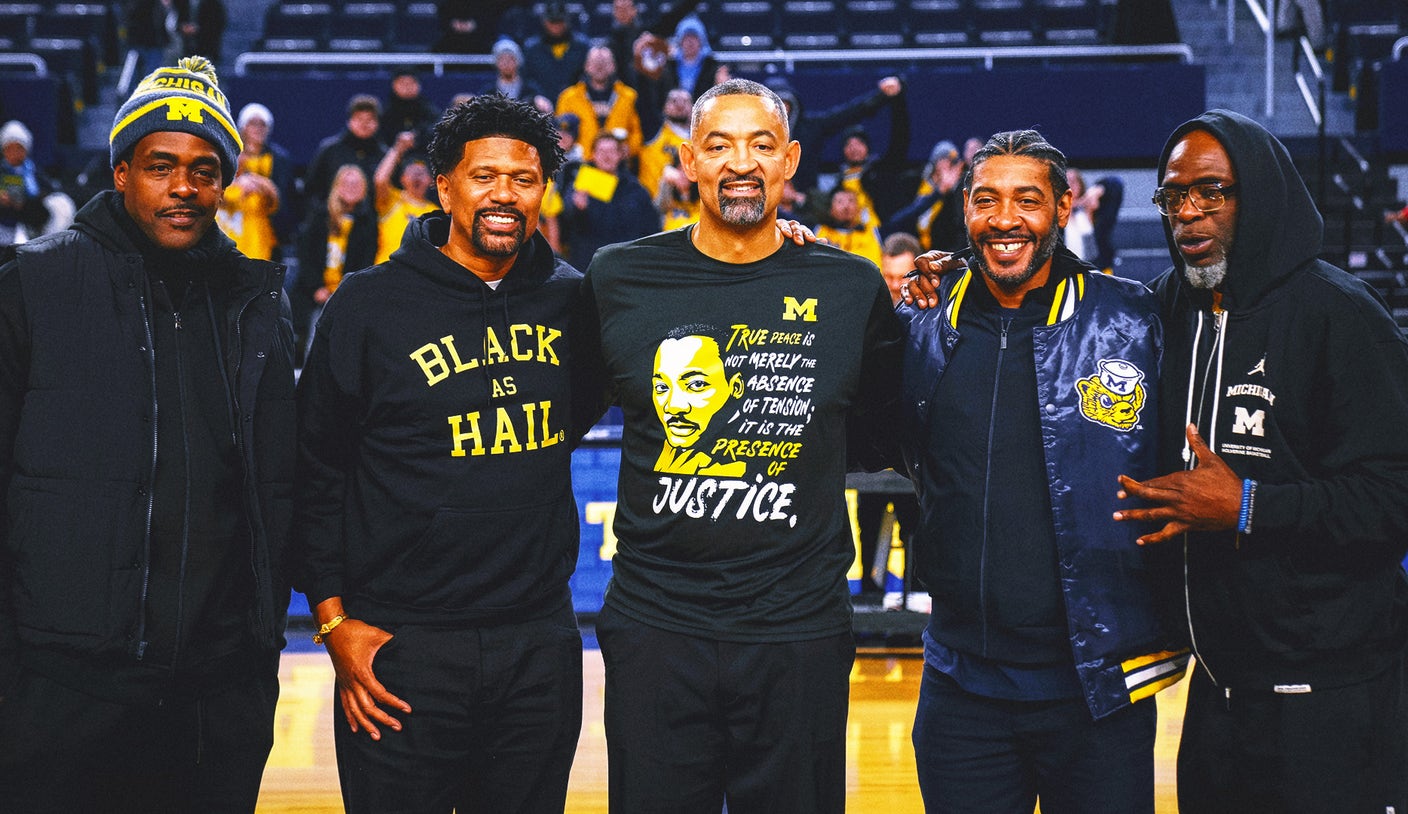 Michigan beats Ohio State, 73-65, in front of Fab Five as reunion goes viral
