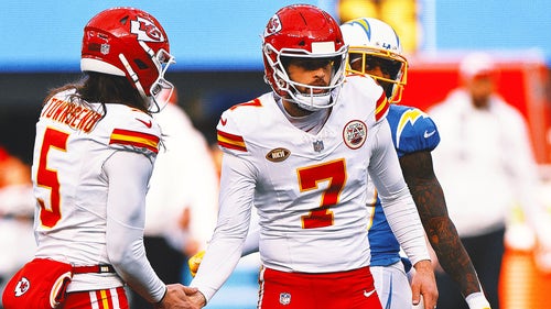 NEXT Trending Image: Mike Edwards, Harrison Butker propel Chiefs past Chargers 13-12 without Mahomes or Kelce