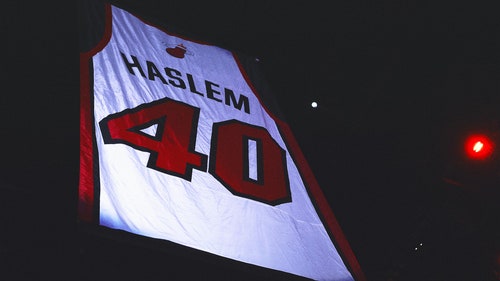 NBA Trending Image: Heat retire Udonis Haslem's No. 40 jersey for his 20 years in Miami