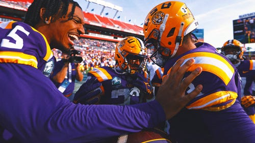 NEXT Trending Image: Garrett Nussmeier shines as Jayden Daniels' successor, No. 13 LSU beats Wisconsin 35-31 in ReliaQuest Bowl
