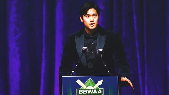 Shohei Ohtani delivers 2023 AL MVP acceptance speech in English