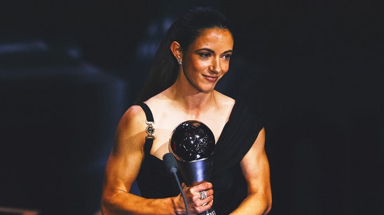 Aitana Bonmatí hails 'powerful generation of women' as she accepts Best FIFA Women's Player award