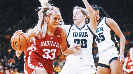 Caitlin Clark scores 30 as No. 3 Iowa routs No. 14 Indiana