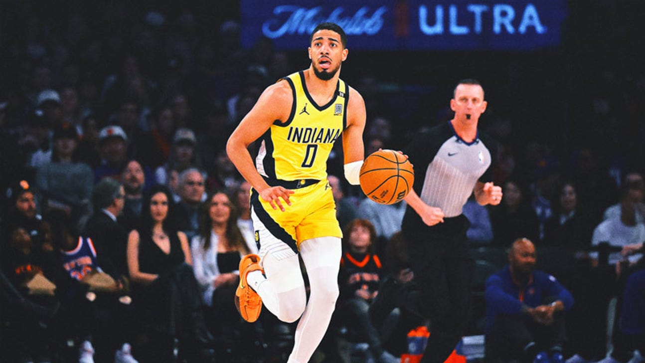 Pacers' Tyrese Haliburton pulls up to 2024 NBA All-Star Tip-Off in IndyCar