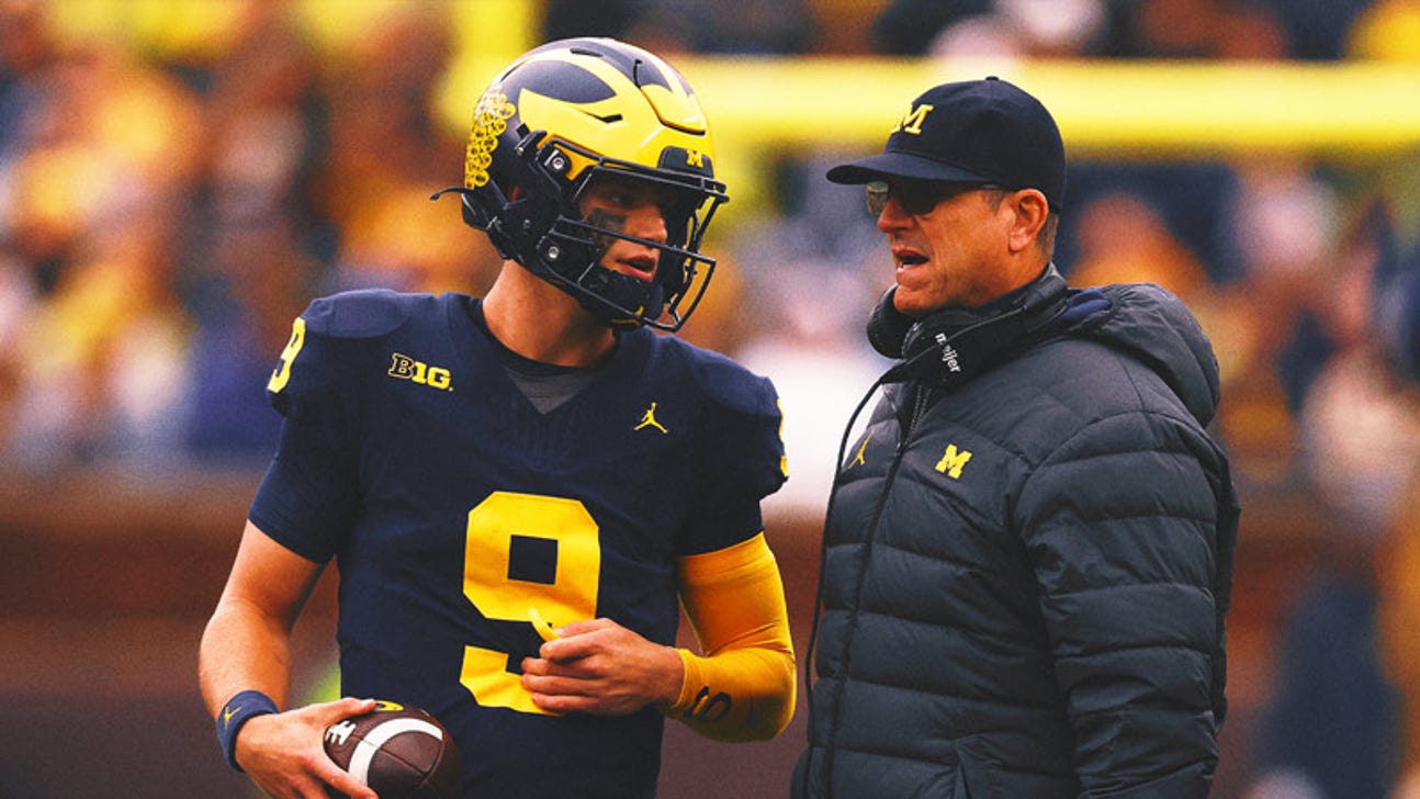 Jim Harbaugh predicts Michigan's J.J. McCarthy will be first QB taken in draft