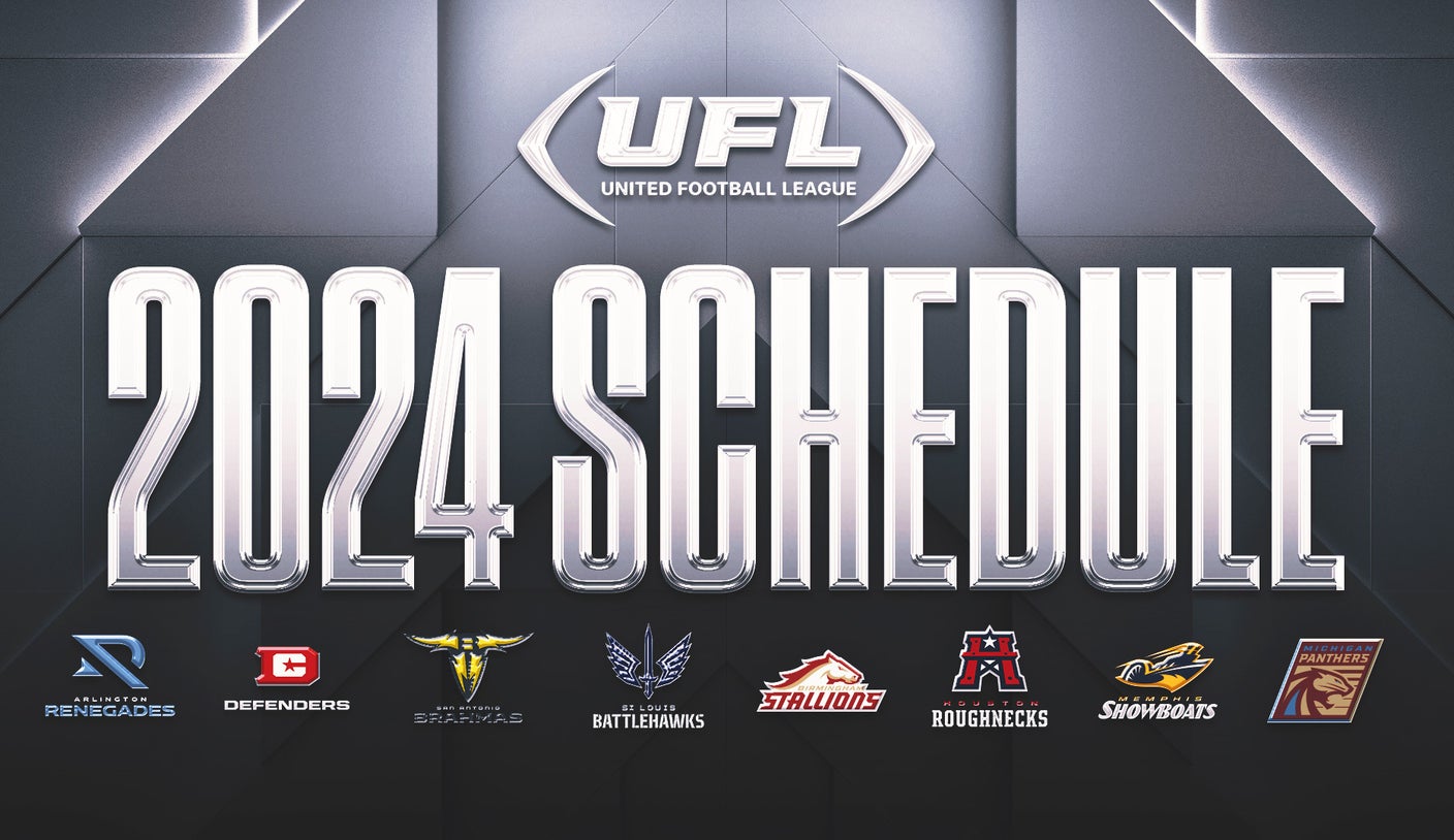 UFL Announces 2024 Schedule with a Total of 43 Games