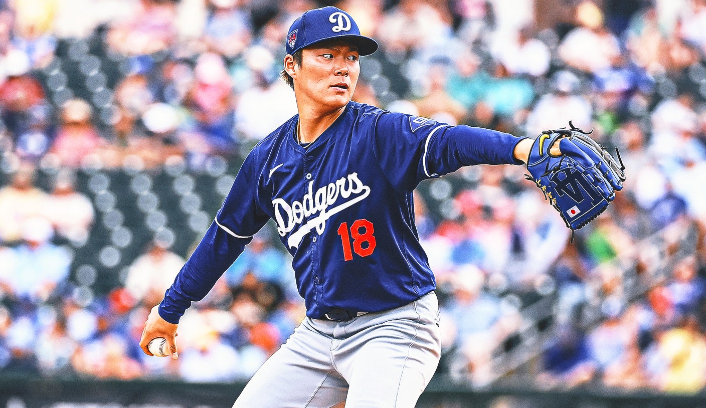 Yoshinobu Yamamoto throws 2 impressive, scoreless innings in MLB exhibition  debut for Dodgers