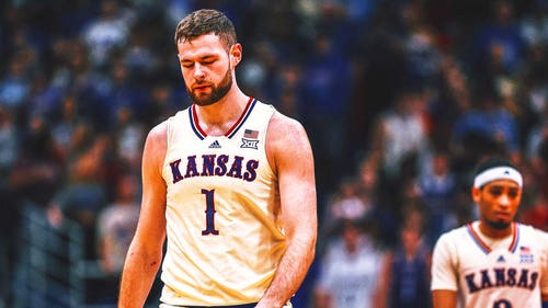 COLLEGE BASKETBALL Trending Image: BYU keeps poise, snaps No. 7 Kansas' 19-game home win streak
