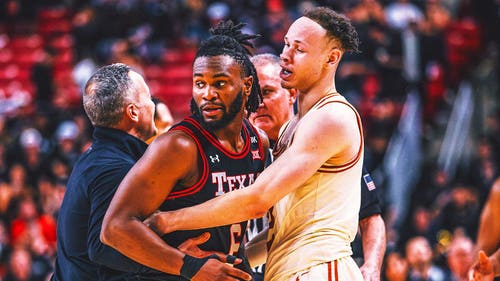 COLLEGE BASKETBALL Trending Image: Fans ejected from Texas-Texas Tech game for throwing objects onto floor