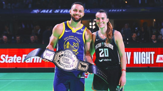 'If you can shoot, you can shoot': Best social reactions from Steph Curry vs. Sabrina Ionescu shootout