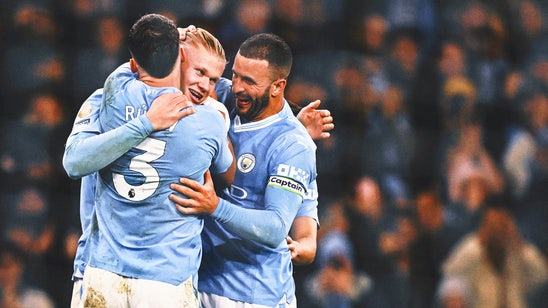 Erling Haaland scores to bring Man City one point behind first-place Liverpool in Premier League title race