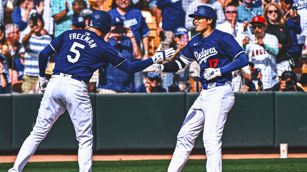 Mookie Betts, Shohei Ohtani and Freddie Freeman make for an impressive trio atop the Dodgers' batting order