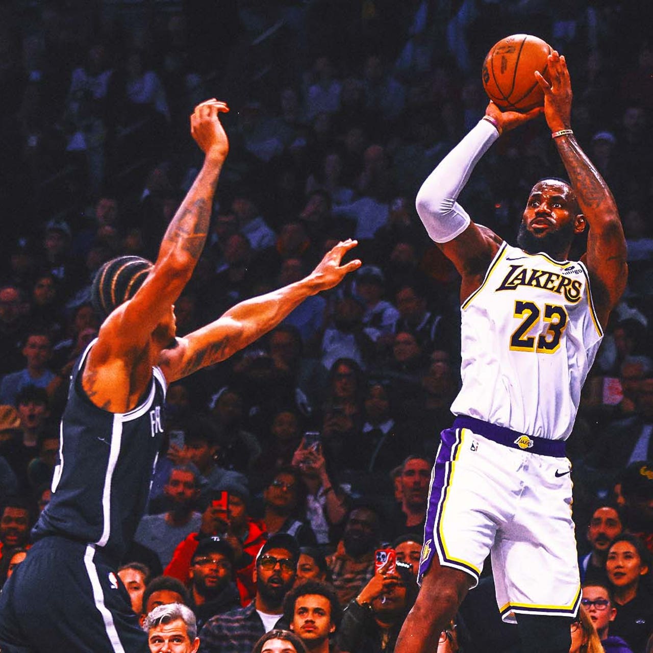 After epic night, LeBron James looks ahead: 'I don't have much time left' |  FOX Sports, image size:1280x1280