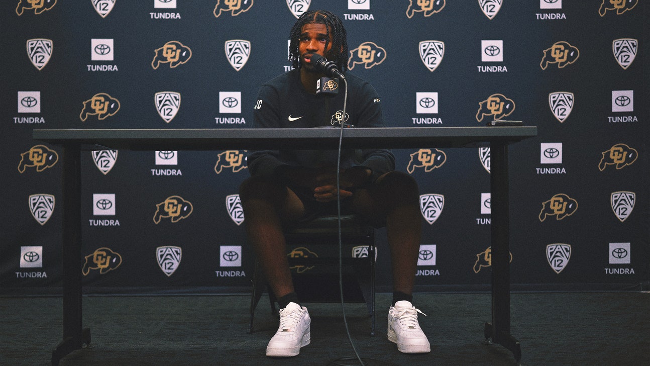 Colorado coach Deion Sanders says Shedeur's back is 'eight times better' than last season