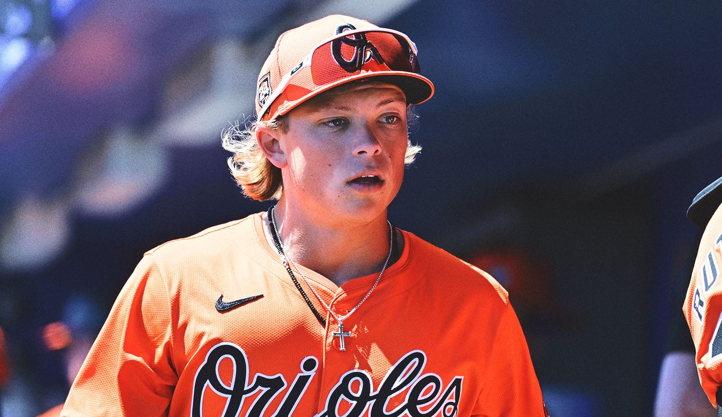 Top MLB prospect Jackson Holliday excluded from Orioles’ opening-day roster