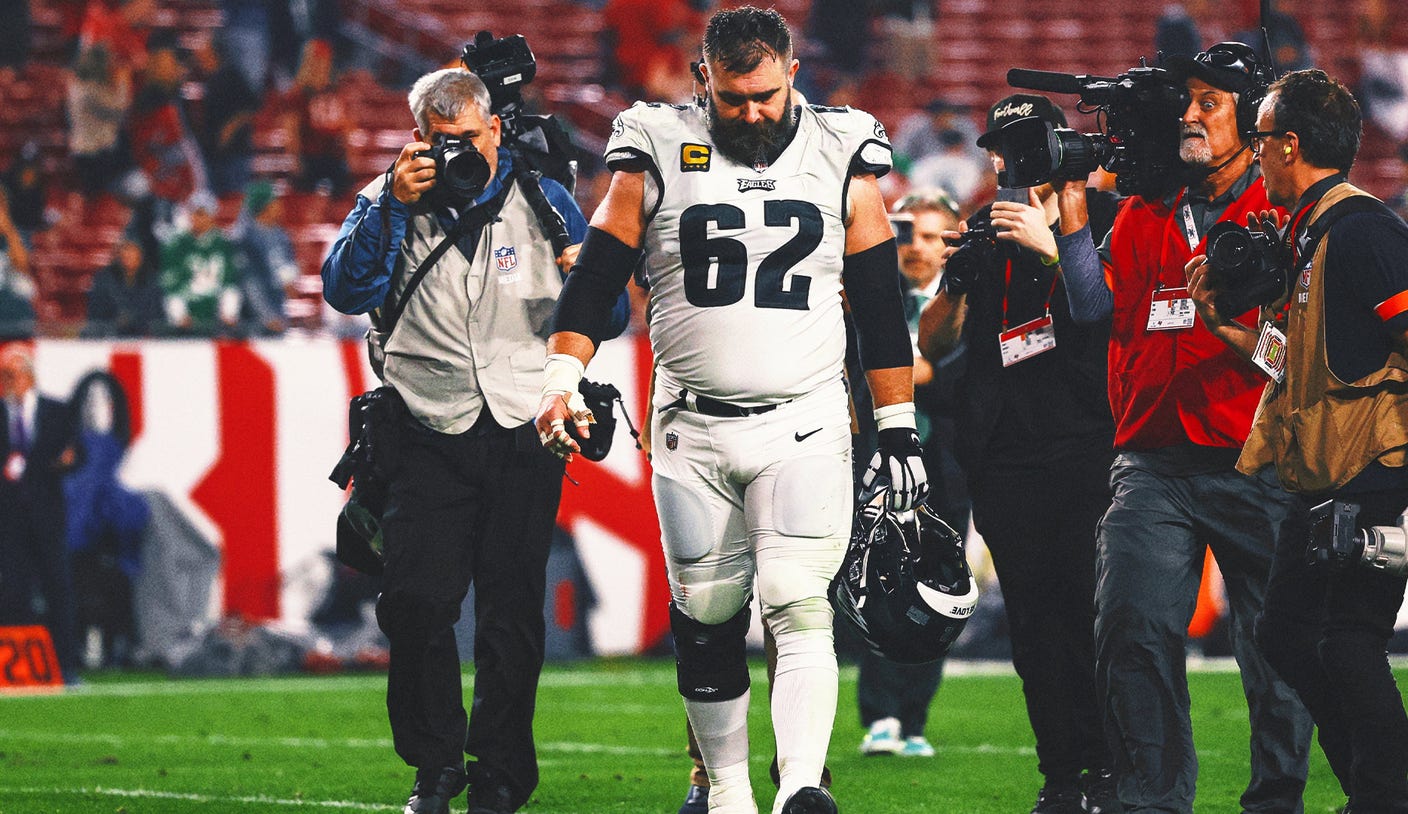 Jason Kelce Announces Emotional Retirement Speech After Eagles' Tough ...