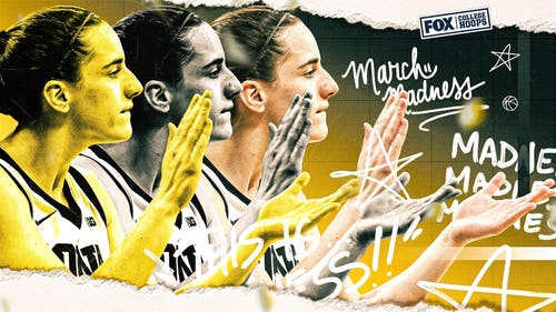 Baloncesto universitario femenino Imagen de portada: Caitlin Clark atrae 'gran atención' a Women's March Madness