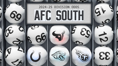 JACKSONVILLE JAGUARS Trending Image: 2024-25 AFC South Division odds: Texans favored; Jaguars, Colts chasing