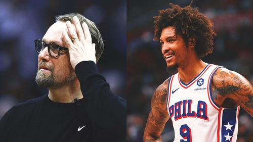 NBA Trending Image: 76ers' Nick Nurse, Kelly Oubre fined $50,000 for confronting officials