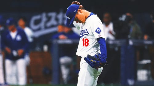 MLB Trending Image: Yoshinobu Yamamoto blasted in Dodgers debut as Padres win in South Korea