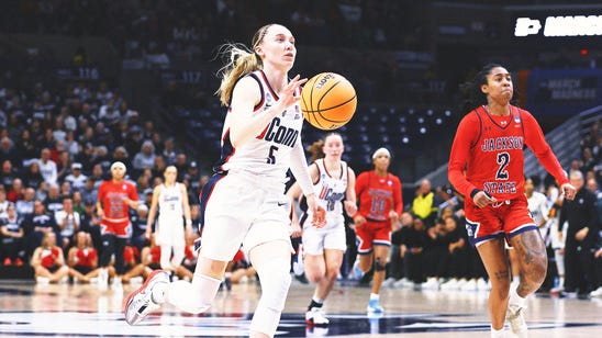 No. 3 seed UConn notches 86-64 first-round win over Jackson State