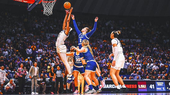 Angel Reese's double-double lifts LSU over MTSU 83-56 in NCAA Tournament's 2nd round