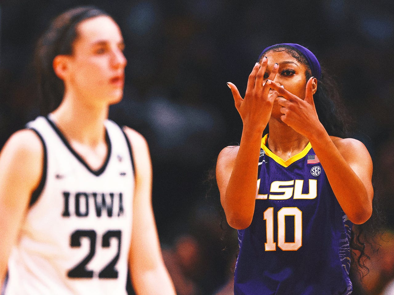 Angel Reese says she and Caitlin Clark 'don't hate each other' ahead of  massive Elite Eight day | FOX Sports
