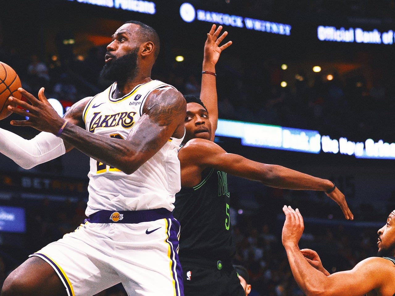LeBron James' triple-double lifts Lakers over Pelicans; play-in rematch set for Tuesday | FOX Sports