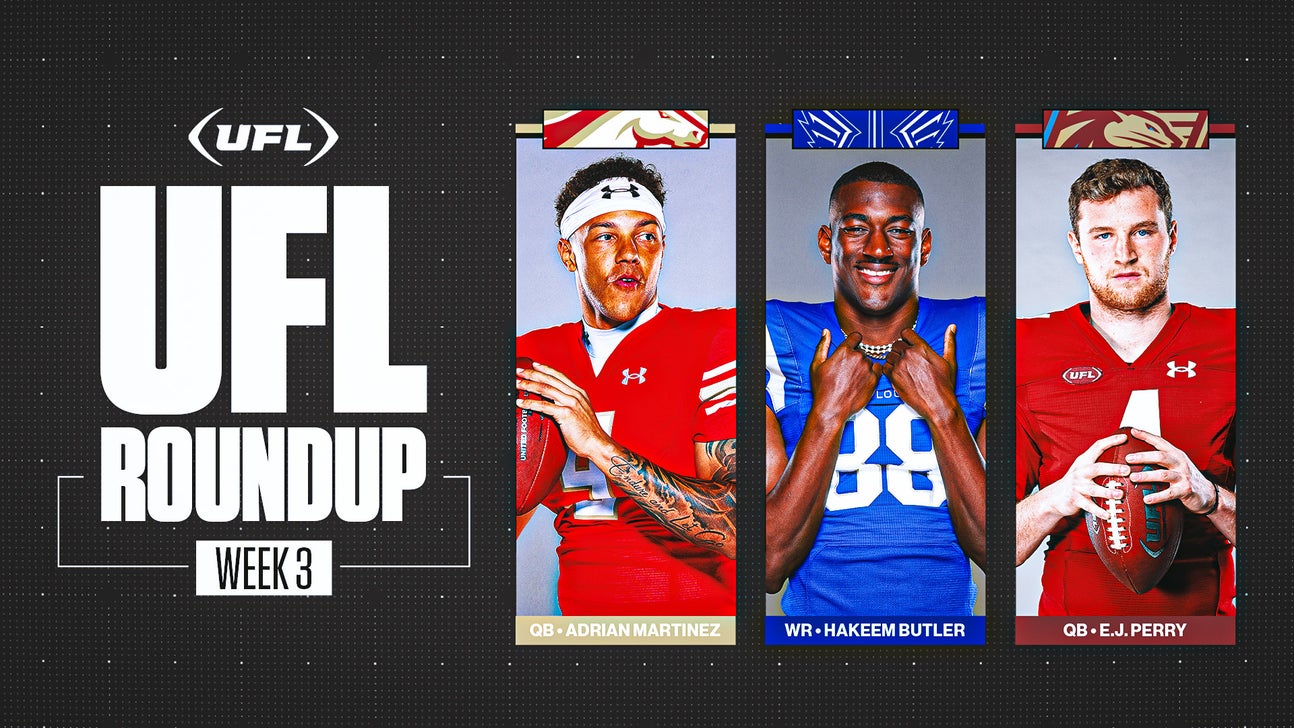 UFL 2024 Week 3 roundup: Adrian Martinez-led Stallions are lone unbeaten team