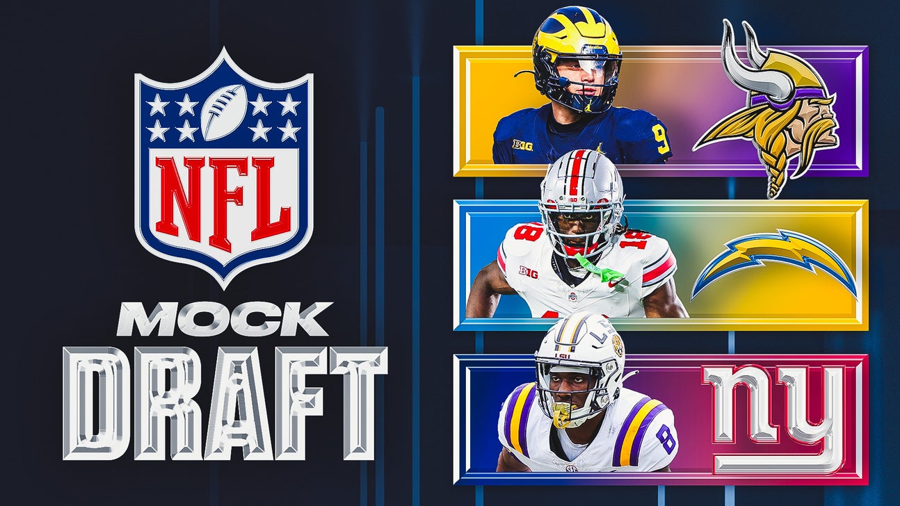 2024 NFL Mock Draft Chargers, Giants land star wideouts after QBs go 1