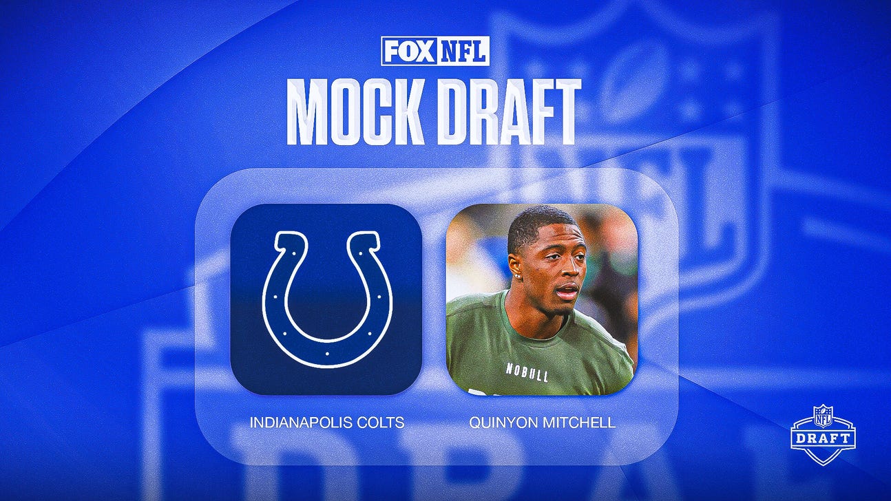 2024 Indianapolis Colts 7round mock draft Secondary first, then speed