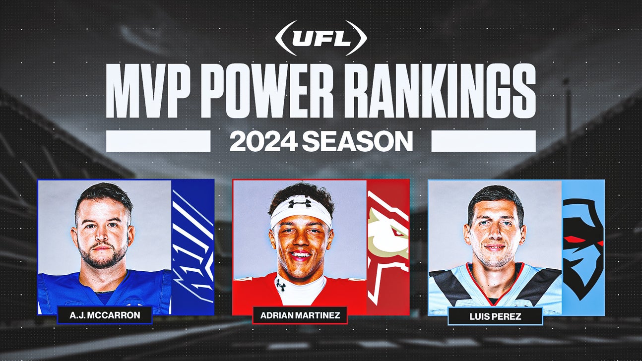 UFL MVP power rankings: Renegades' Luis Perez re-enters after Week 5