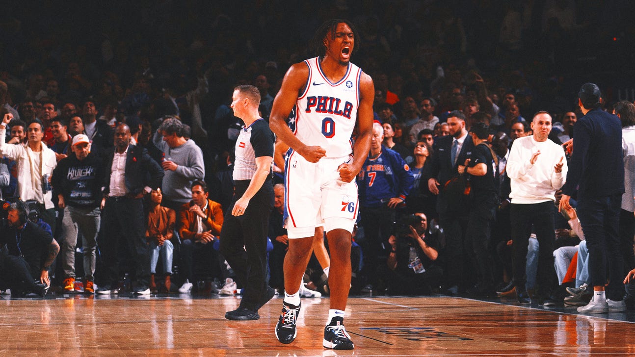 Tyrese Maxey saves Sixers from elimination with huge finish in OT win that cuts Knicks' lead to 3-2