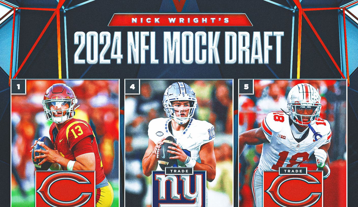 NFL mock draft: Nick Wright has Bears pair Caleb Williams, Marvin Harrison  Jr. | FOX Sports