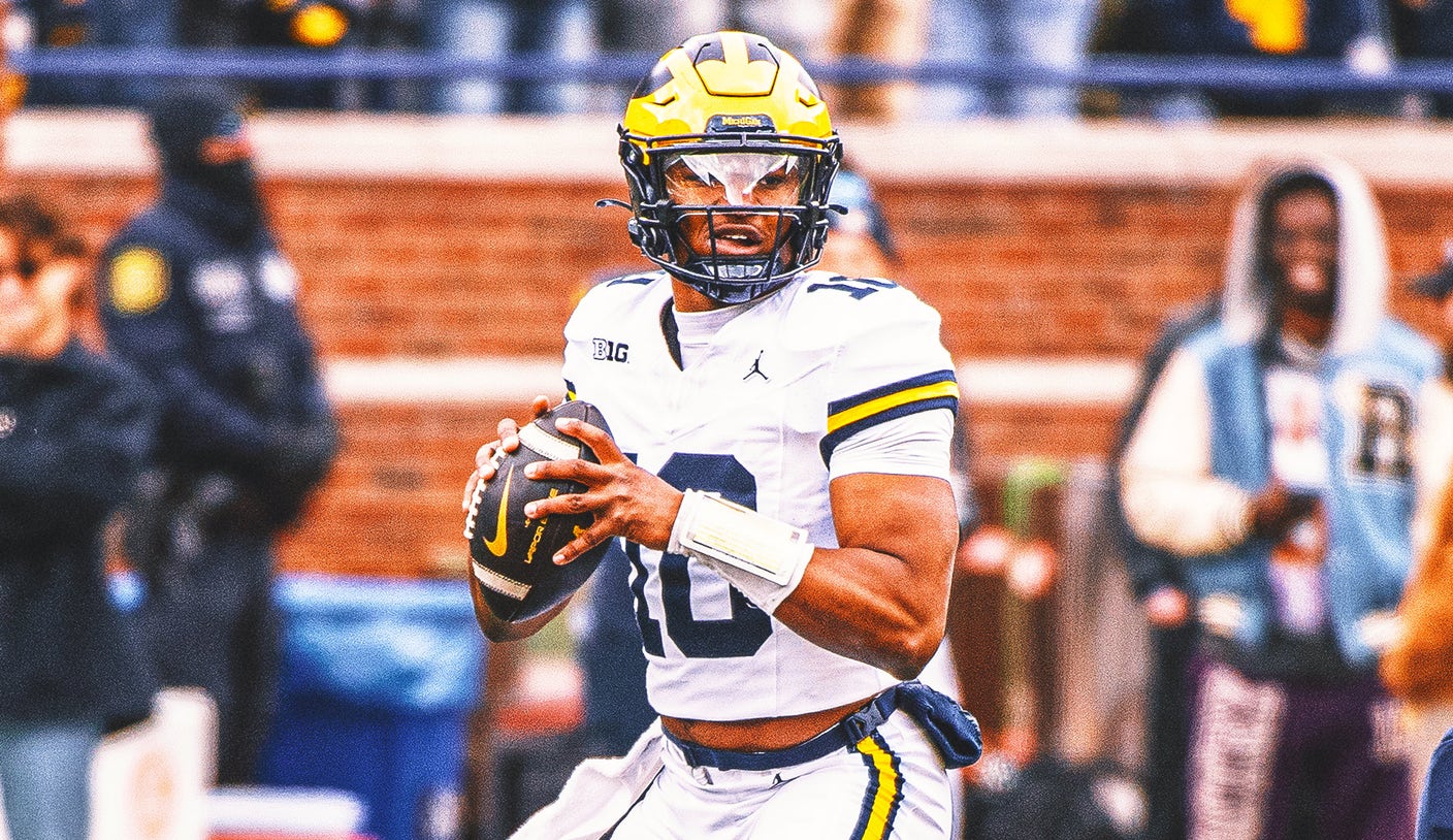 Michigan's Alex Orji Shines As Top Contender In Wolverine's Quarterback ...