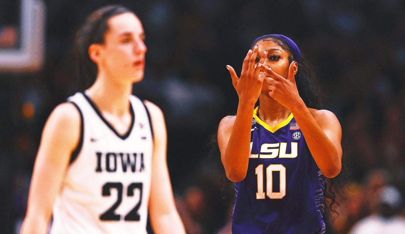 Angel Reese says she and Caitlin Clark 'don't hate each other' ahead of massive Elite Eight day | FOX Sports